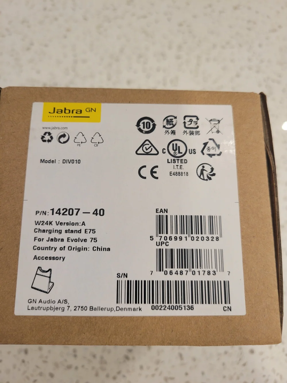 Jabra 14207-40 Charging Stand - Black